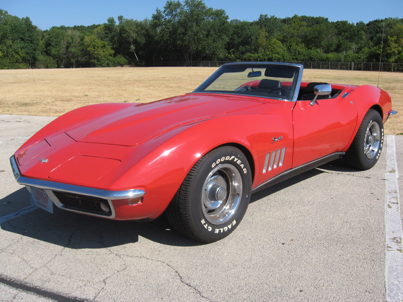 1969 Red Corvette Convertible