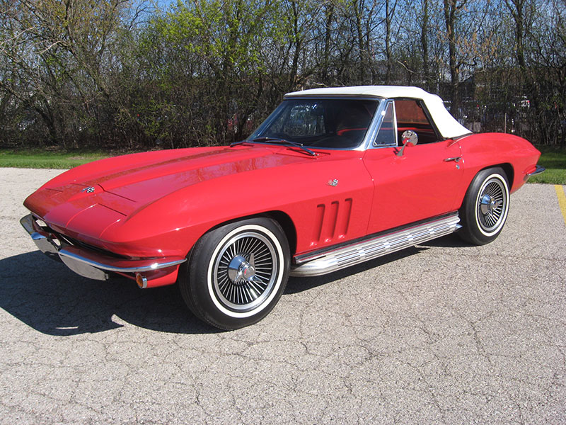 1965 Red Corvette Convertible