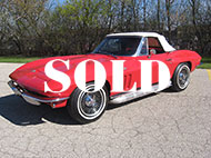 1965 Red Corvette Convertible