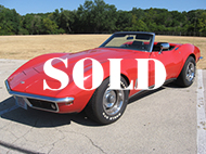 1969 Red Corvette Convertible