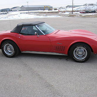 1971 Red Convertible Auto