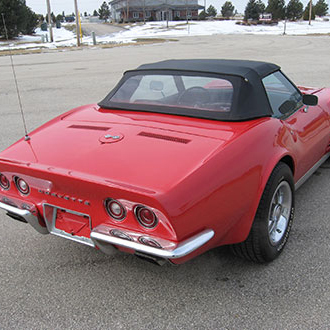 1971 Red Convertible Auto