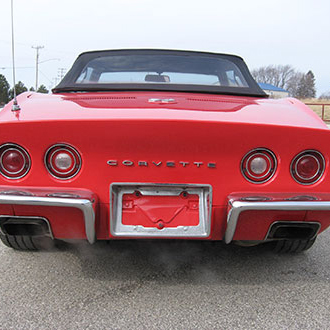 1971 Red Convertible Auto